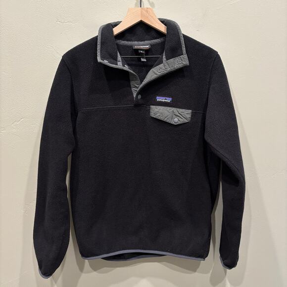 Patagonia Sweaters - Patagonia Women's Synchilla Snap-T Fleece Pullover Black - Size: Medium